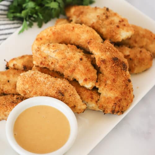 Extra Crispy Air Fryer Chicken Tenders - The Carefree Kitchen