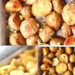 easy oven roasted potatoes, roast gold potatoes