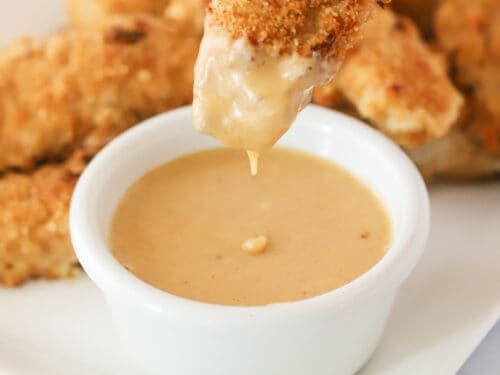 Healthy Honey Mustard Dip - Kitchen Divas