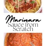 How to make the best Homemade Marinara Sauce from scratch