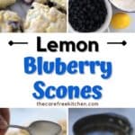 lemon blueberry cream scone recipe