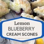 lemon blueberry cream scone recipe