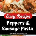 sausage and pepper pasta