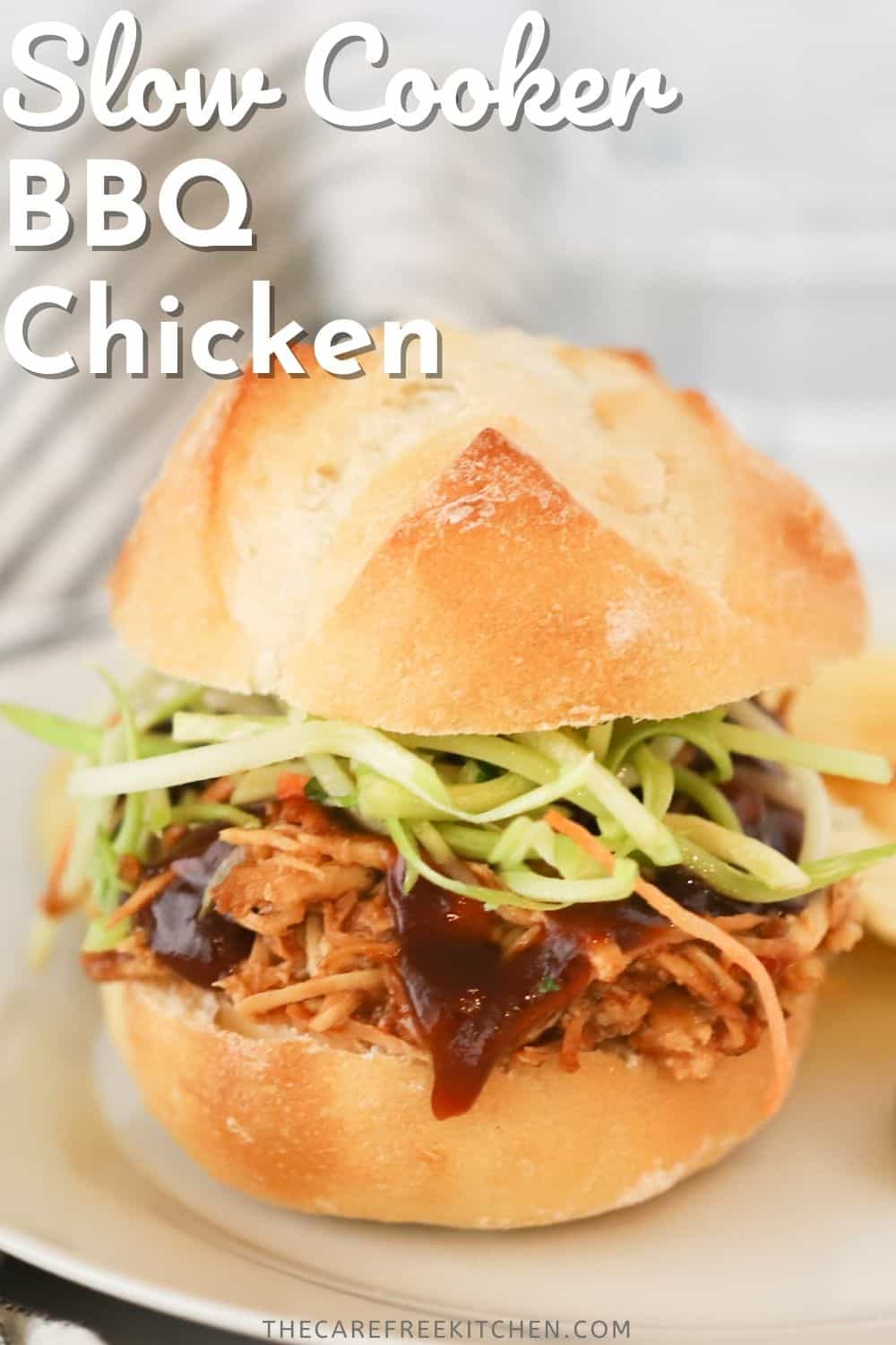 Easy Slow Cooker BBQ Chicken The Carefree Kitchen