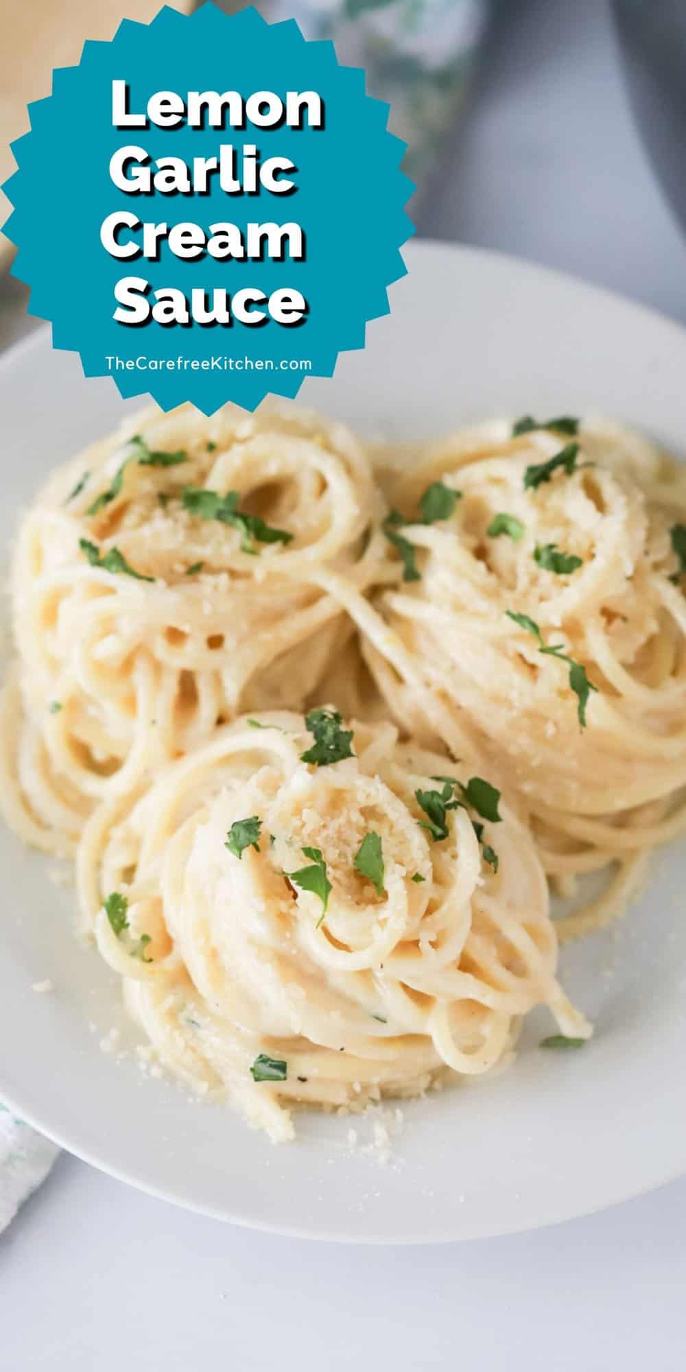 Lemon Garlic Cream Sauce The Carefree Kitchen