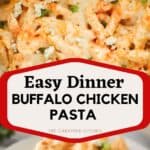 buffalo chicken pasta dinner recipe
