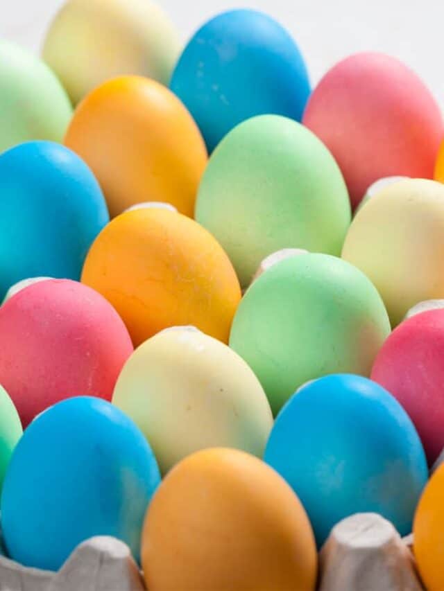 How To Dye Easter Eggs Story
