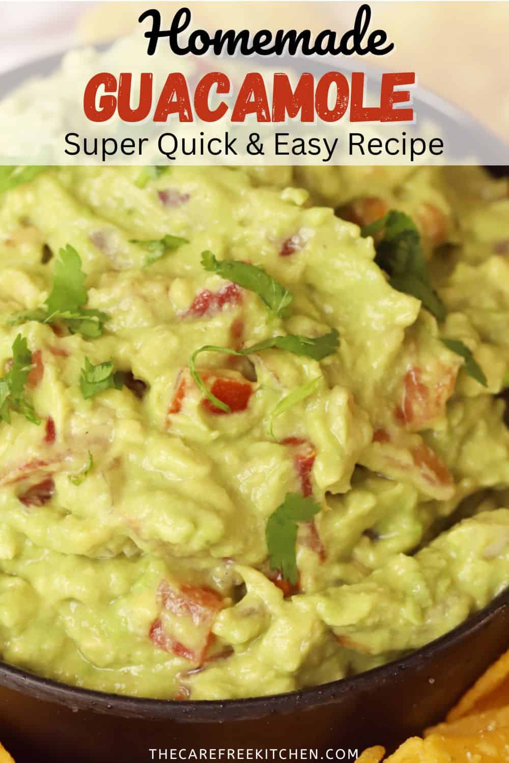 Homemade Guacamole - The Carefree Kitchen