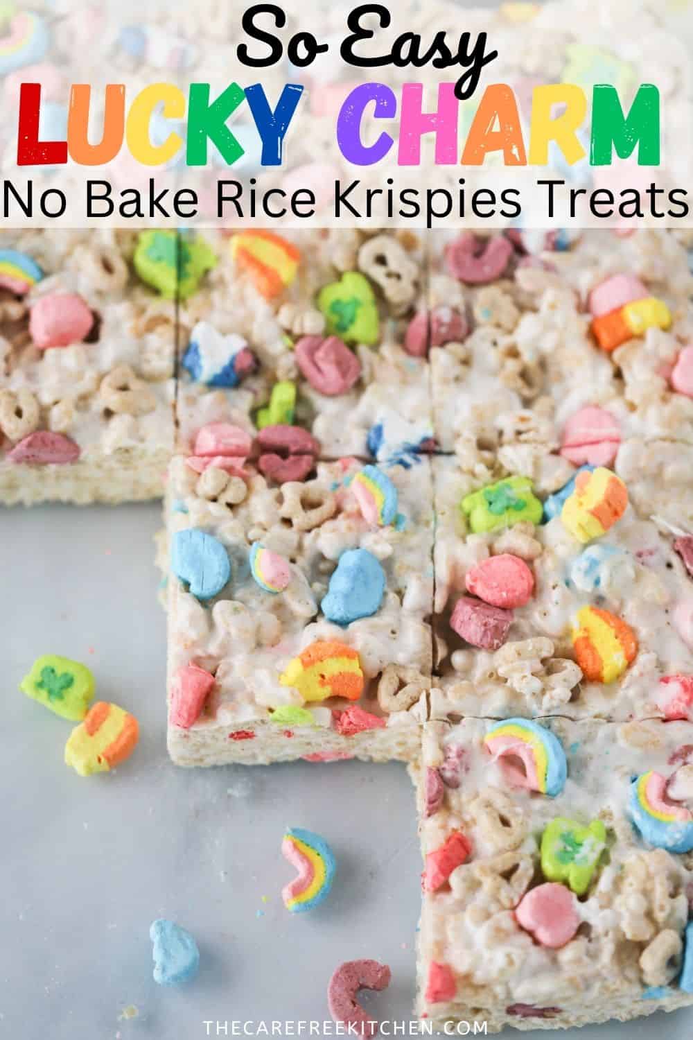 Lucky Charms Cereal Bars The Carefree Kitchen