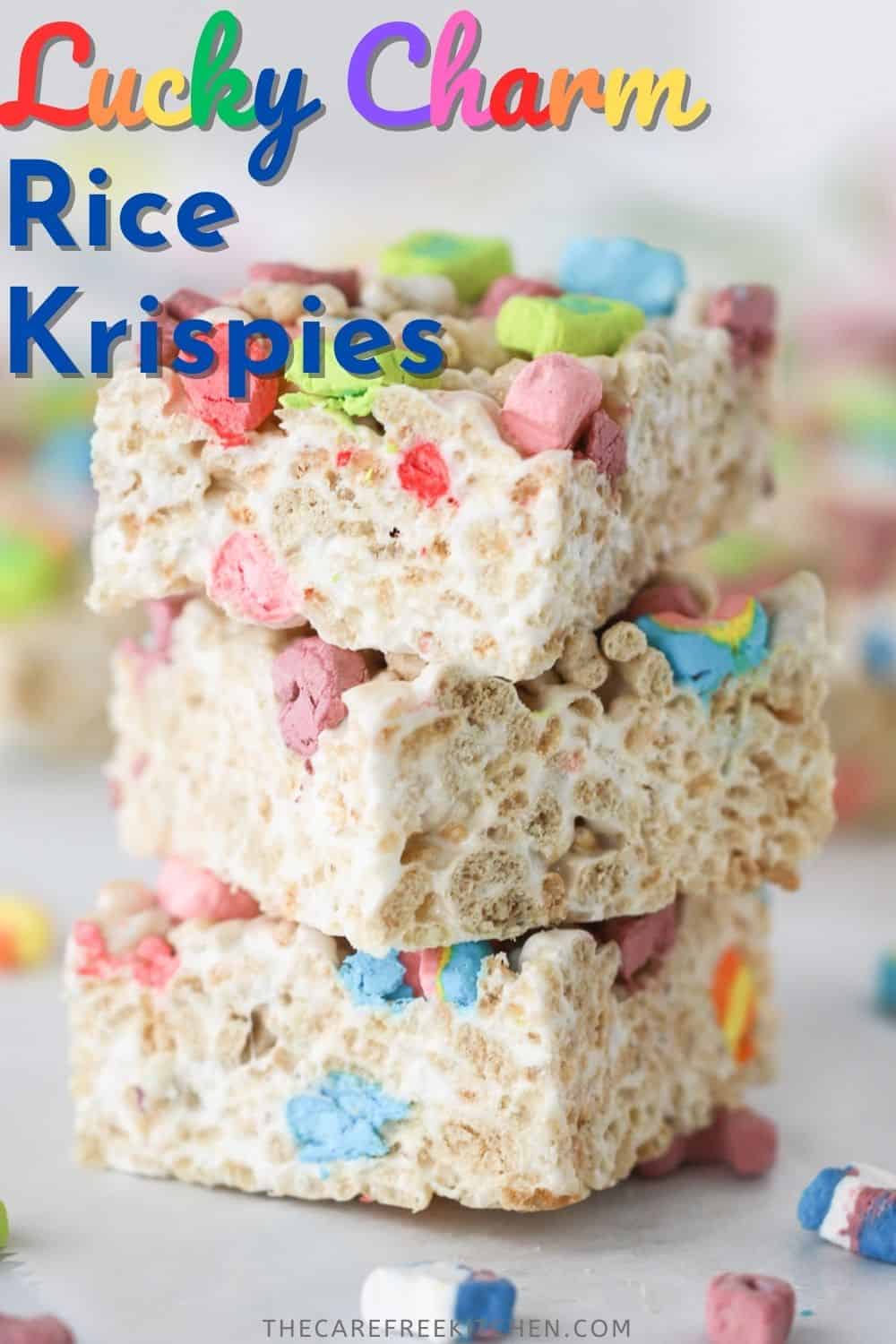 Lucky Charms Cereal Bars The Carefree Kitchen