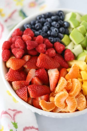 Rainbow Fruit Salad Recipe - The Carefree Kitchen