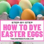 The easiest step-by-step walkthrough of how to dye easter eggs at home