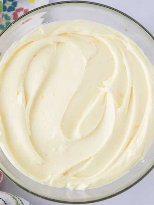 Lemon Cream Cheese Frosting Story