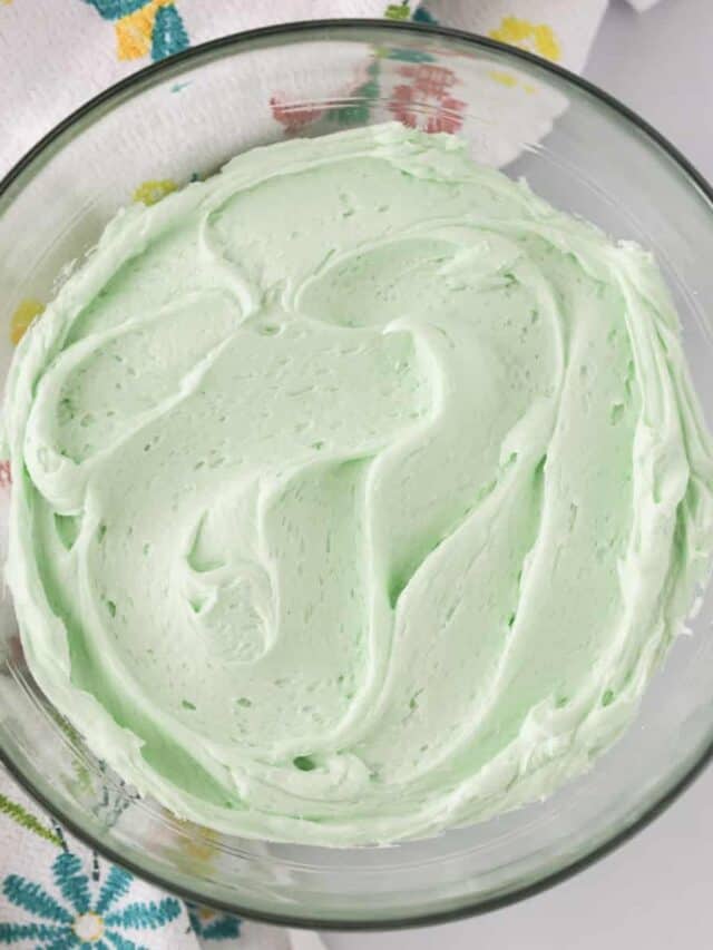 Mint Cream Cheese Frosting Story