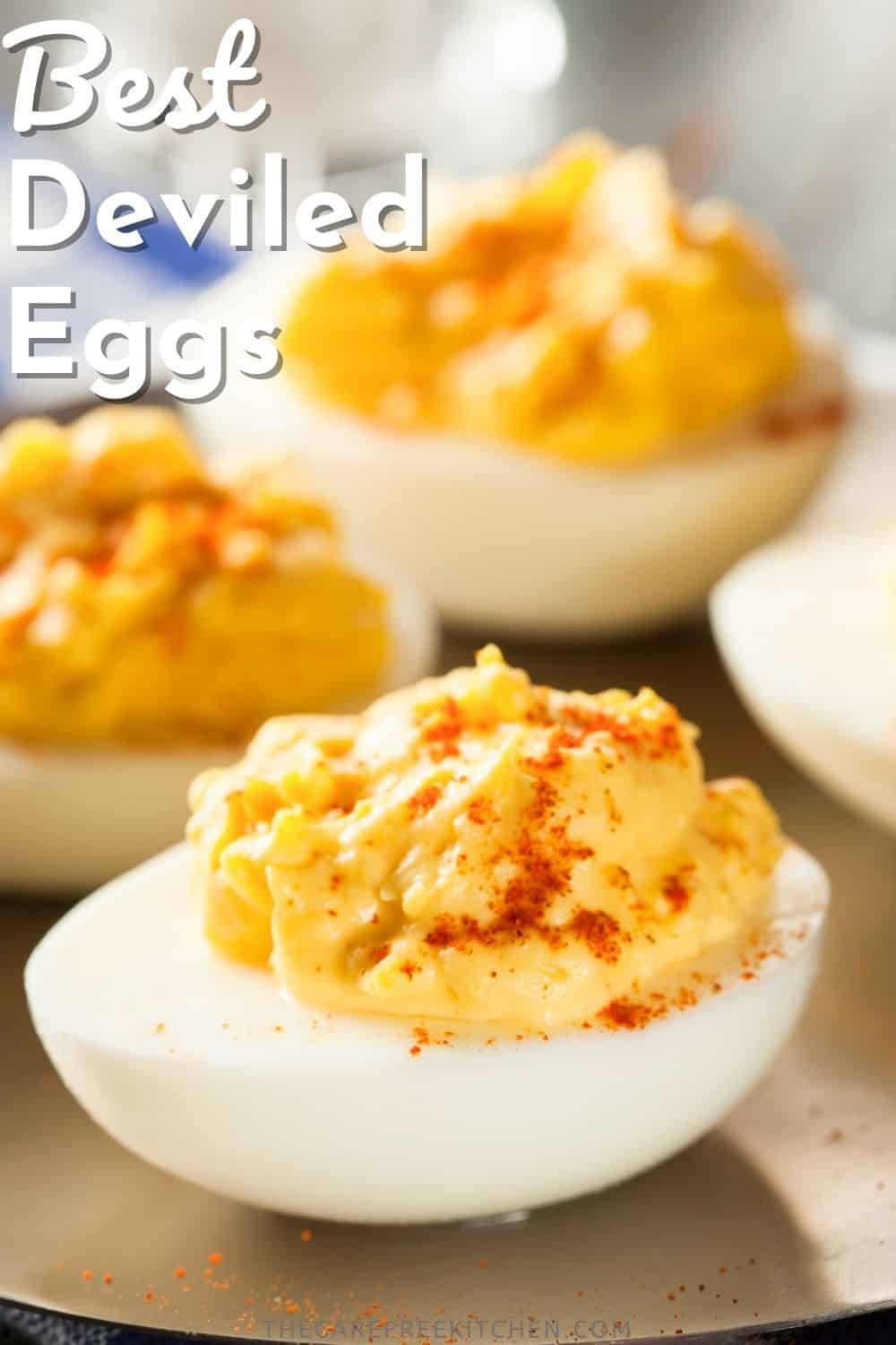 Simple Deviled Eggs Recipe - The Carefree Kitchen