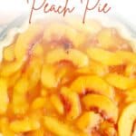 How to make homemade peach pie; simple and fresh