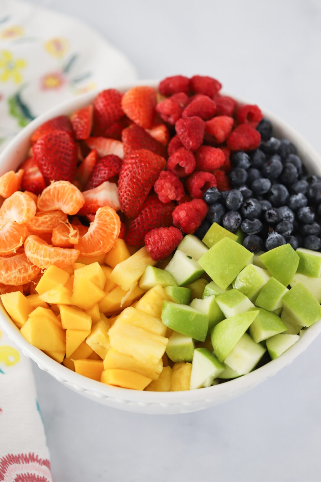 Rainbow Fruit Salad Recipe - The Carefree Kitchen