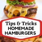homemade hamburgers recipe