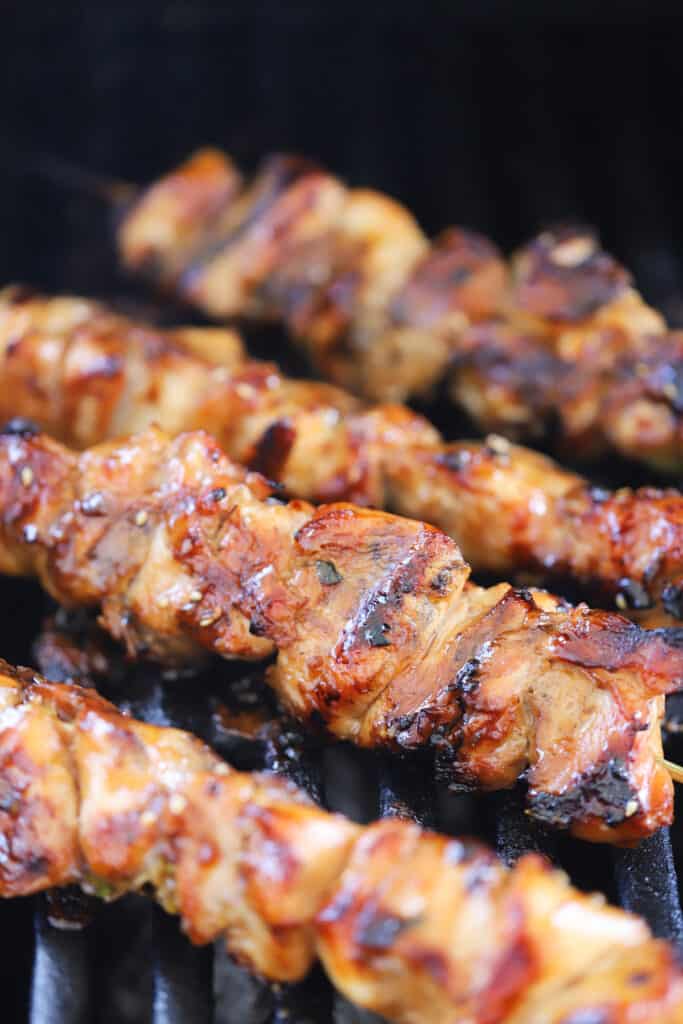 how to make grilled Teriyaki Chicken Kabobs recipe. 