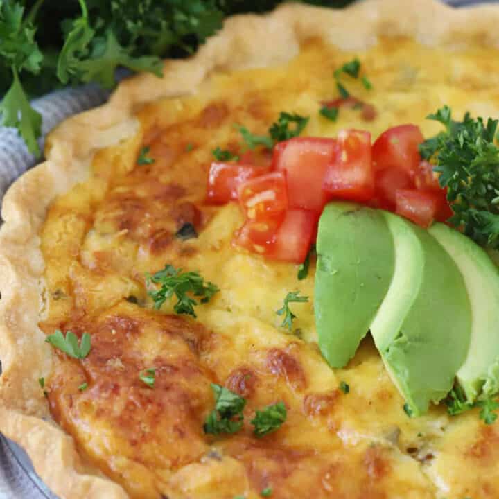 Vegetable Quiche - The Carefree Kitchen
