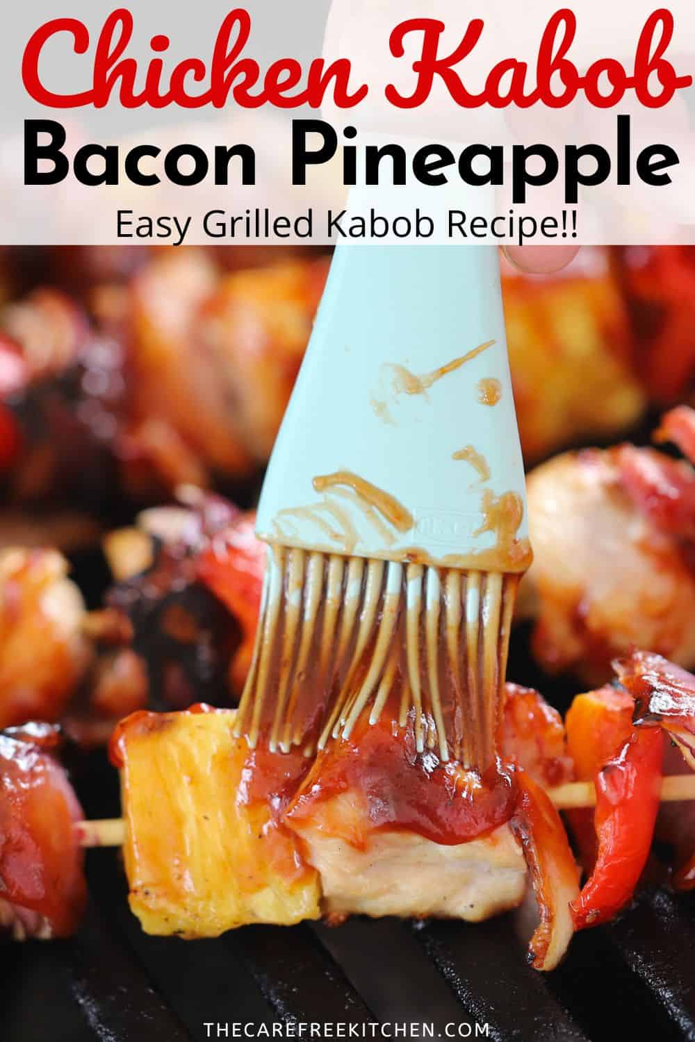 Grilled Pineapple Chicken Skewers The Carefree Kitchen