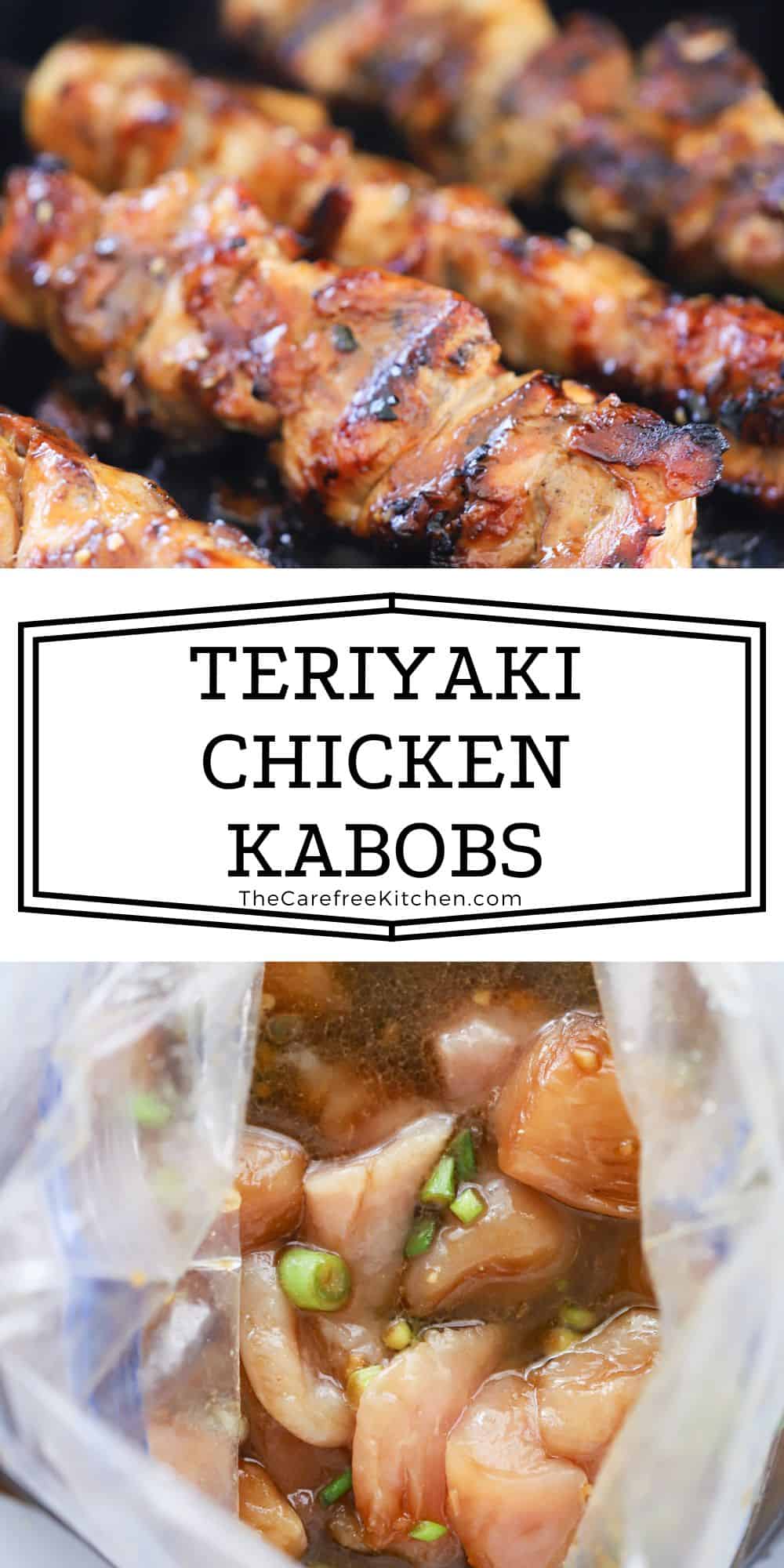 Grilled Teriyaki Chicken Kabobs The Carefree Kitchen