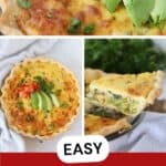 how to make vegetable quiche recipe