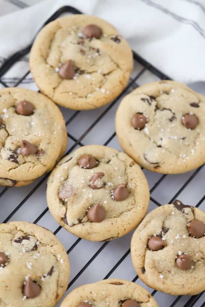 The best Brown butter chocolate chip cookies, chewy brown butter chocolate chip cookies.