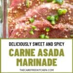 How to make a sweet and spicy carne asada marinade