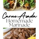 The best homemade carne asada marinade, sweet and spicy
