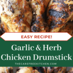 Garlic and herb chicken drumstick recipe