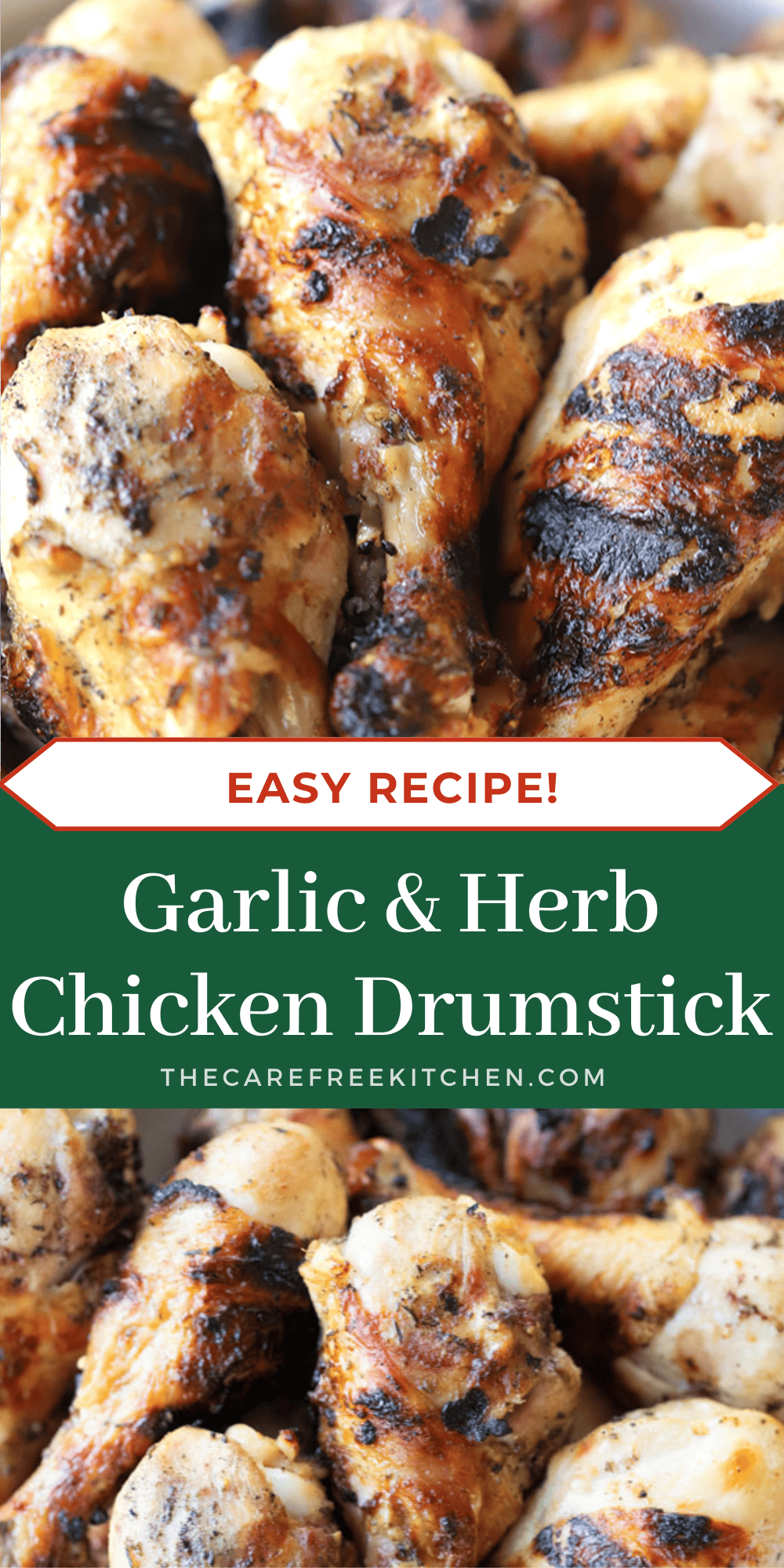 Garlic and Herb Chicken Drumsticks - The Carefree Kitchen