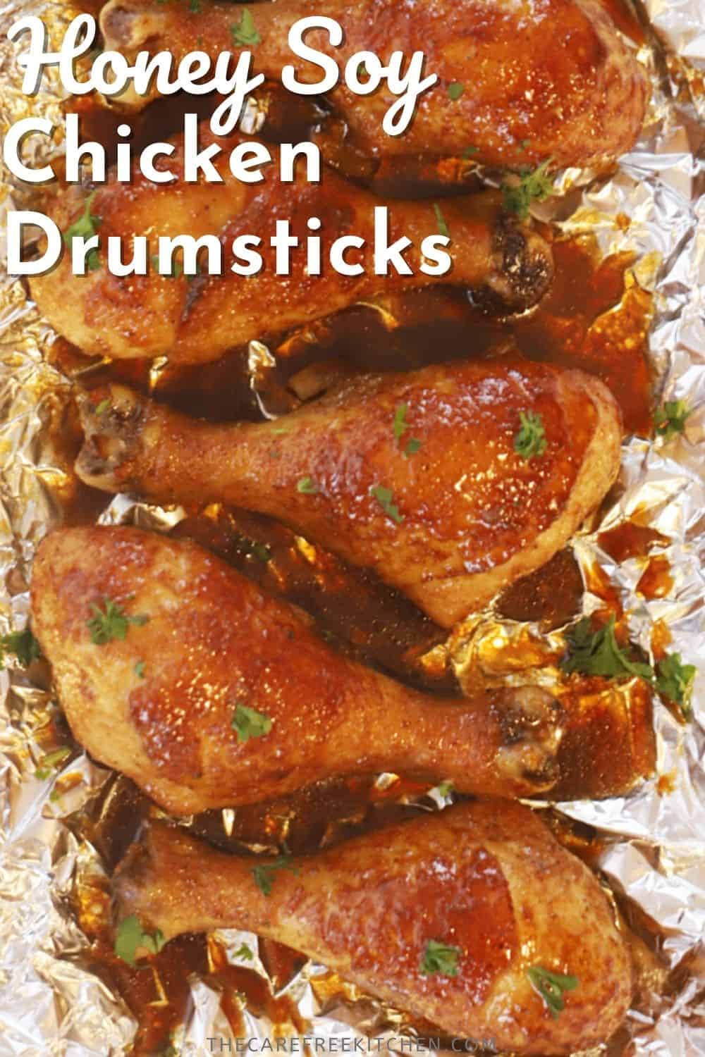 Honey Soy Chicken Drumsticks Recipe The Carefree Kitchen