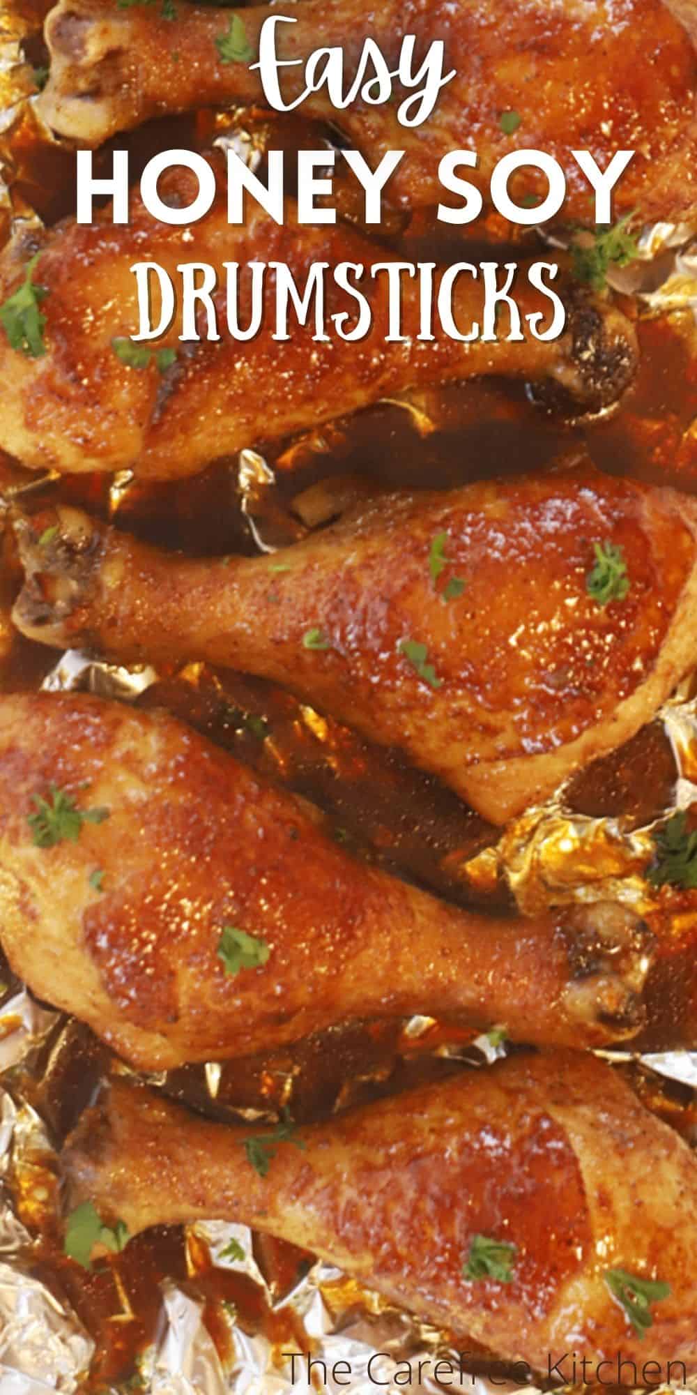 Honey Soy Chicken Drumsticks Recipe The Carefree Kitchen