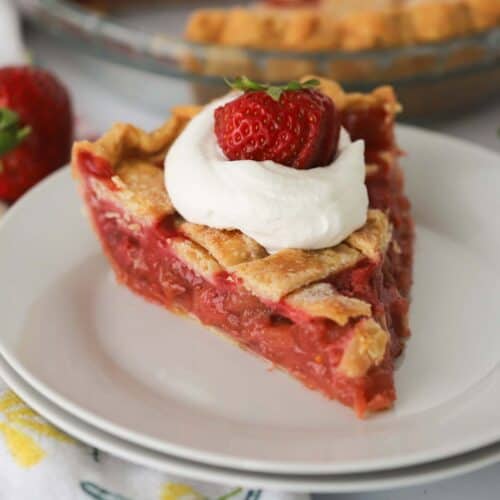 Easy Strawberry Rhubarb Pie Recipe The Carefree Kitchen