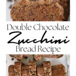How to make the best oven-baked Double Chocolate Zucchini Bread; Easy Dessert Recipe