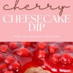 How to make the best no-bake party dessert -- Chocolate Cheesecake Dip with Cherries