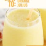 How to make the most refreshing Orange Julius recipe; creamy and frothy drink