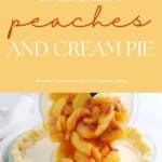 How to make the best peaches and cream pie; sweet and simple dessert