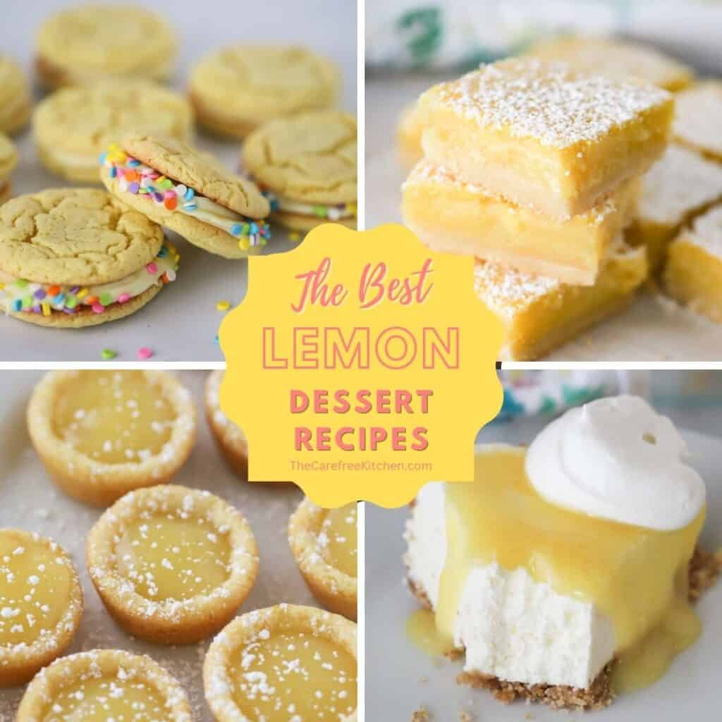 how to make the best lemon dessert recipes