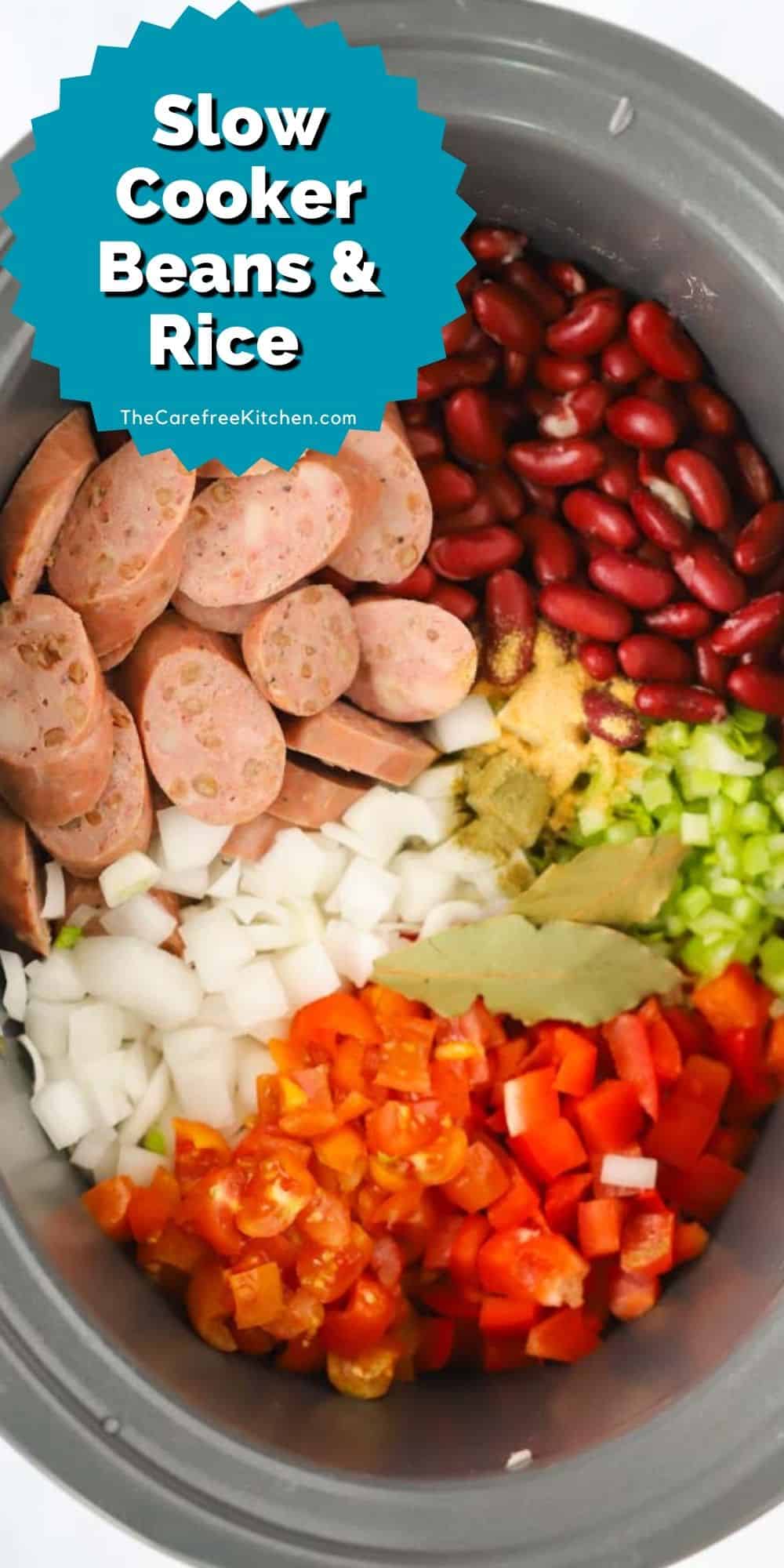 Slow Cooker Rice and Beans The Carefree Kitchen