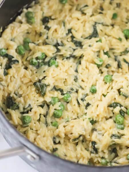 how to make lemon orzo side dish recipe