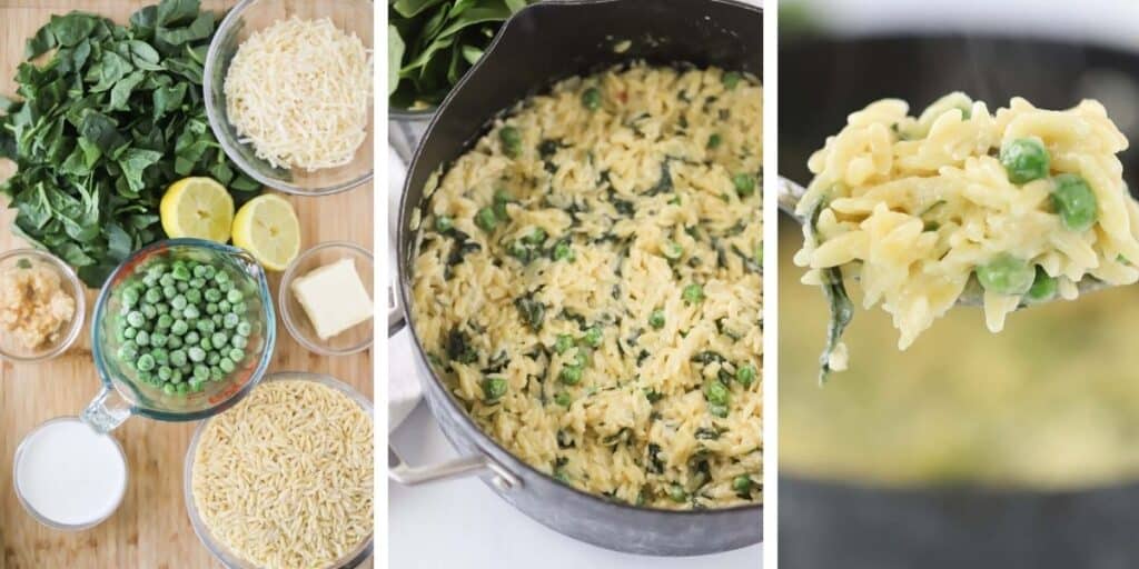 how to make orzo pasta with peas, one of the best orzo pasta recipes.
