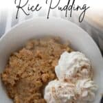 how to make the best pumpkin rice pudding in the oven; fall dessert