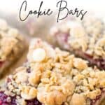How to make the best White Chocolate and Raspberry Cookie Bars
