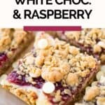 Make the best White Chocolate And Raspberry Cookie Bars from scratch