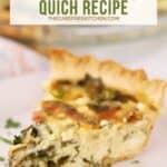 How to make the best Spinach And Feta Quiche recipe for breakfast or brunch