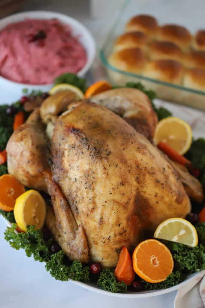 how to make an oven roasted whole turkey recipe.