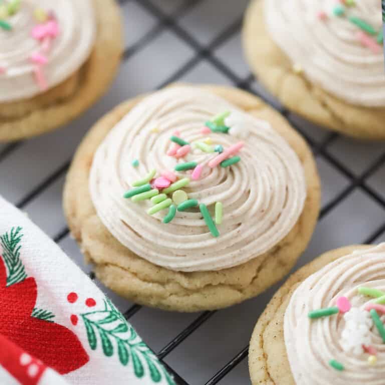 christmas cookie recipe, egg nog cookies