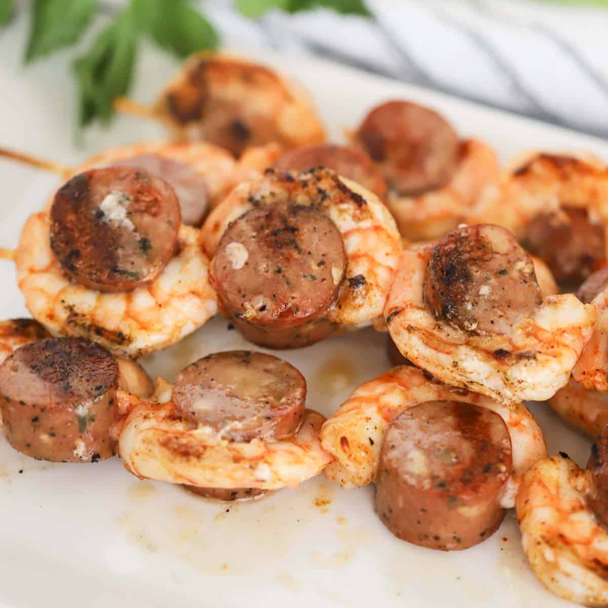 Grilled Cajun Shrimp and Sausage Kabobs The Carefree Kitchen